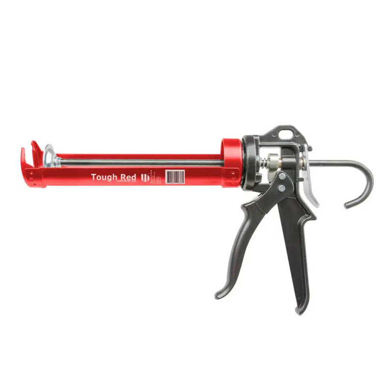H.B. Fuller tough red cartridge caulking gun photo