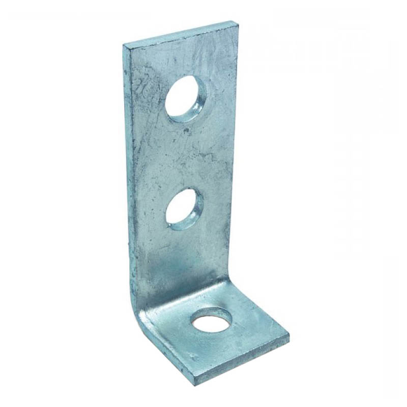 Angle brackets - 90 degree fittings - 3 holes - photo