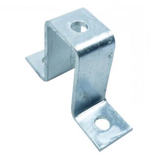 Angle brackets - U shape fittings - 3 holes - for 41x62mm channel - photo
