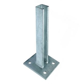 Base plates - with welded channel - photo
