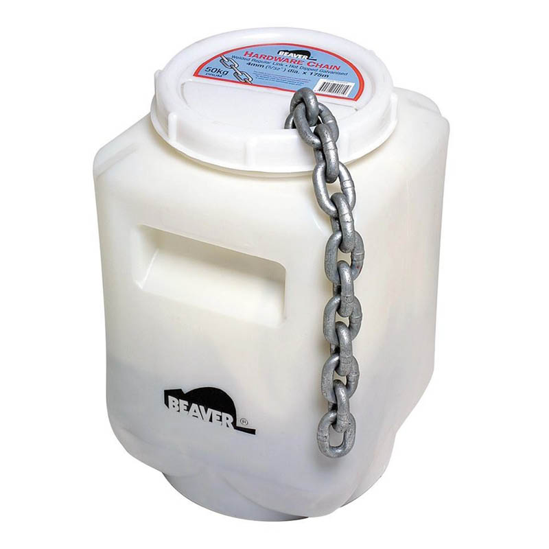Beaver hardware chain - welded regular link - pack - photo