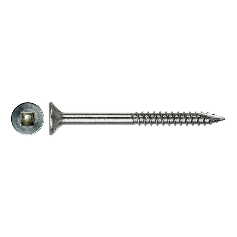 Bugle batten screws - square drive bugle rib head - type 17 point - photo