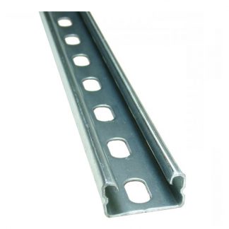Channel - slotted - 41x22mm - light duty - photo