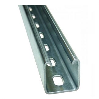 Channel - slotted - 41x41mm - photo