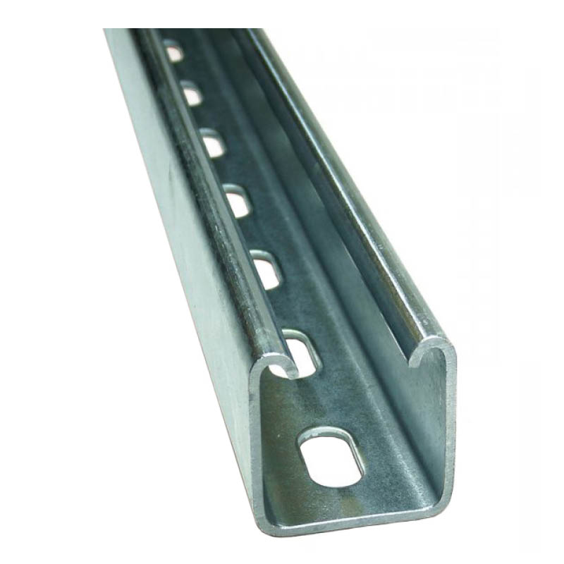 Channel - slotted - 41x41mm - photo