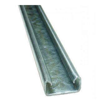Channel - unslotted - 41x22mm - galvanised photo