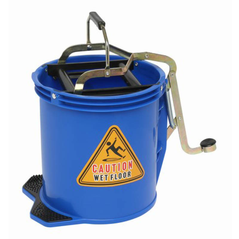 Edco mop bucket - with metal wringer - photo