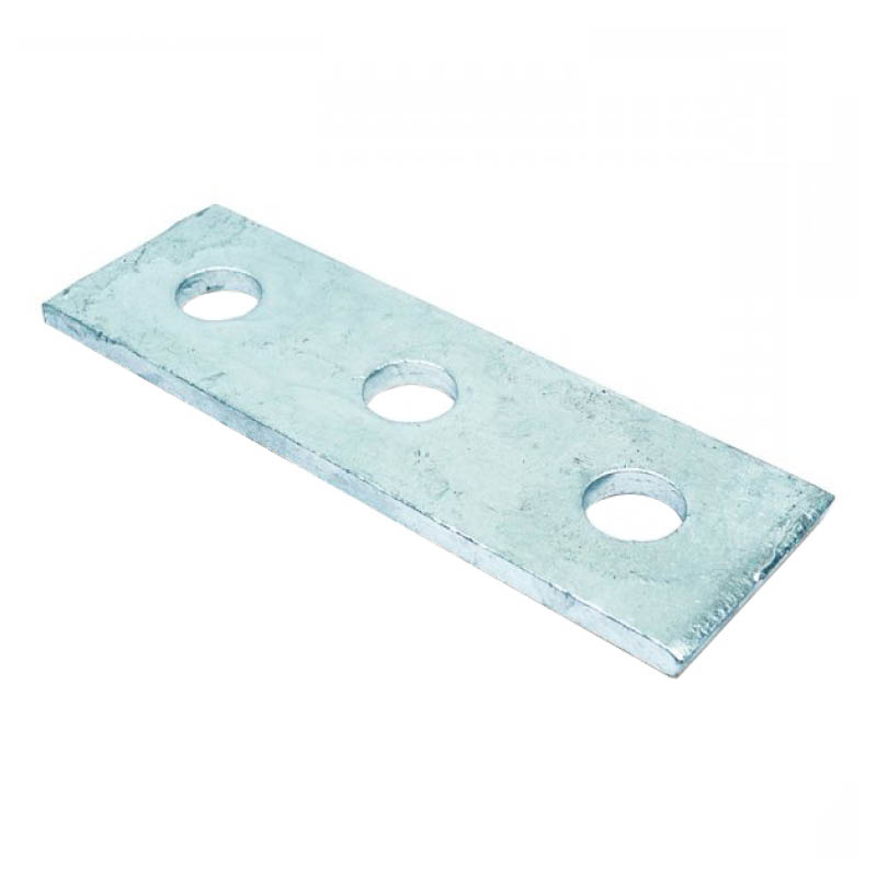 Flat plates - straight fittings - 3 holes - photo