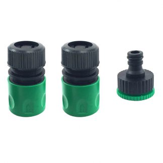 Garden Pride hose connector set - 3 piece - for garden hoses - photo