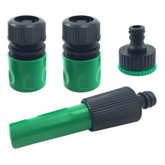 Garden Pride hose fitting set - 4 piece - for garden hoses - photo
