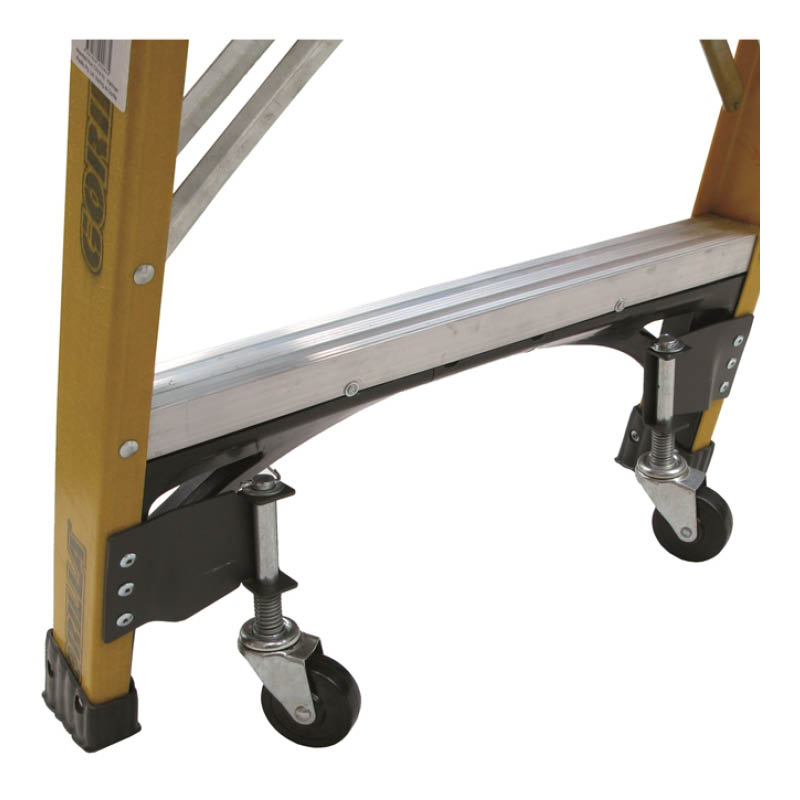 Gorilla platform ladder wheel kit - photo