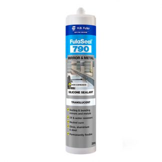 H.B. Fuller FulaSeal 790 mirror & metal silicone adhesive sealant - photo