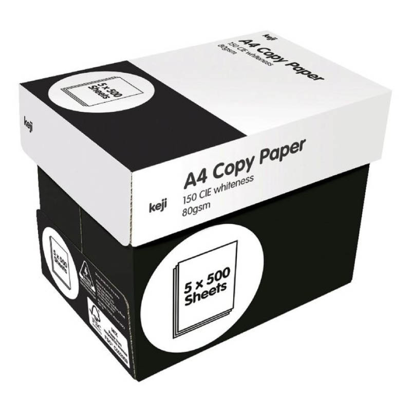 Keji A4 copy paper - 80gsm - box - photo
