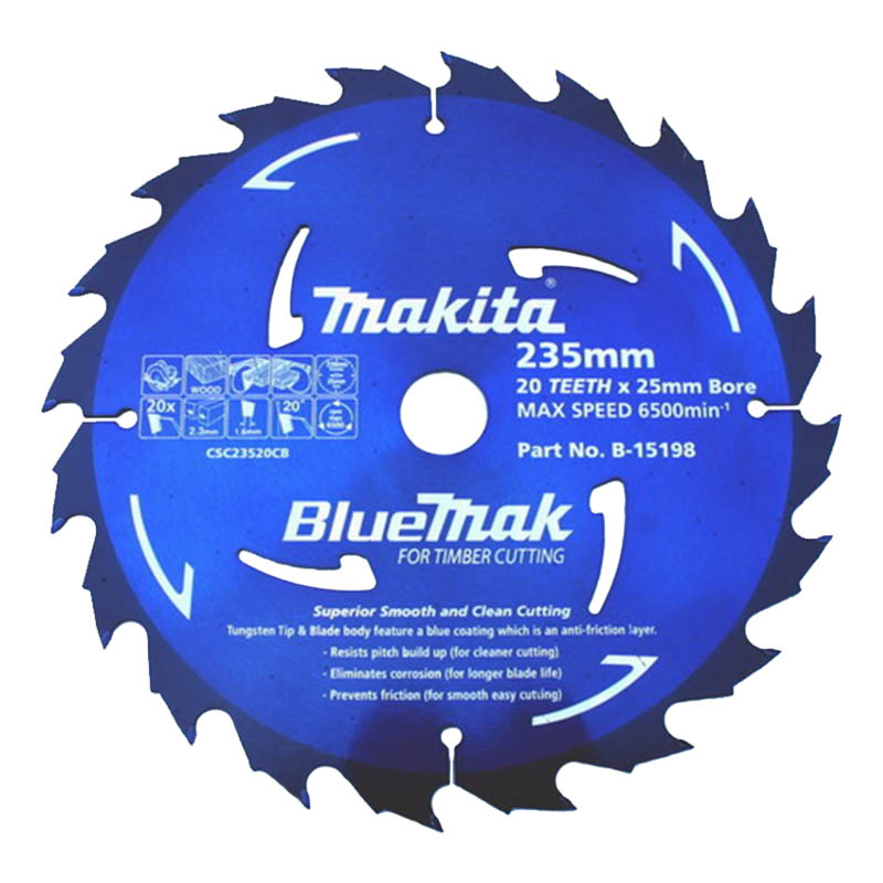 Makita BlueMak circular saw blades - for timber - photo