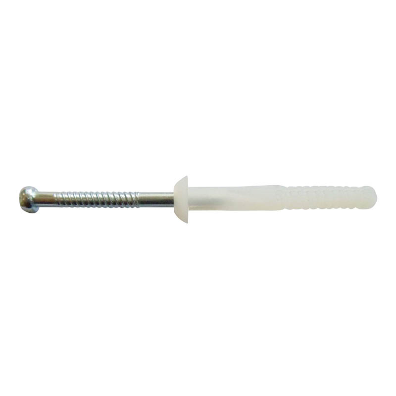 Nail-in anchors - mushroom head - nylon body with metal pin - photo