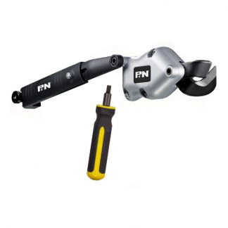 P&N quick-cut heavy duty shears - drill attachment - for cutting sheet metals - handle - photo