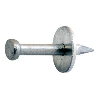 Ramset concrete nails - with washers - photo