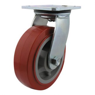 Richmond plate castors - 400kg load capacity - swivel - photo