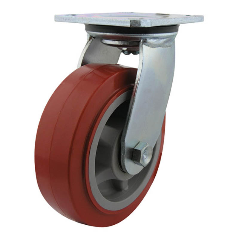 Richmond plate castors - 400kg load capacity - swivel - photo