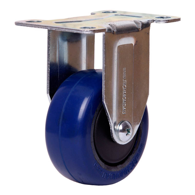 Richmond plate castors - 80kg load capacity - rigid - photo