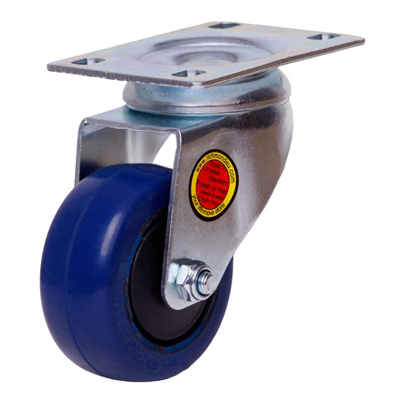 Richmond plate castors - 80kg load capacity - swivel - photo
