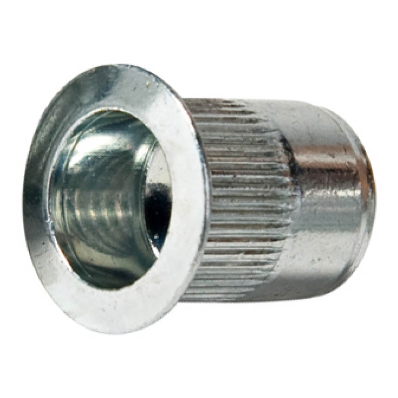 Rivnuts - threaded inserts - thin wide flange - knurled body - photo