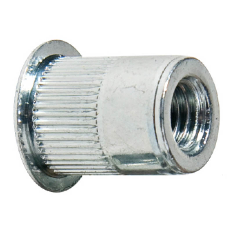 Rivnuts - threaded inserts - thin wide flange - knurled body - thread - photo