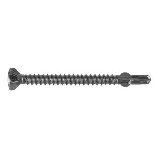 Self drilling screws for metal - phillips countersunk rib head - wing drill point - photo