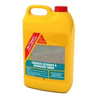 Sika Rugasol C concrete surface retarder - horizontal surfaces - photo