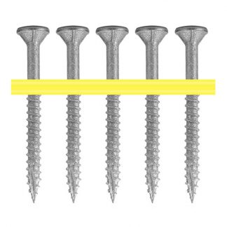 Quik Drive cement to timber screws - square drive countersunk head - type 17 point - collated - photo