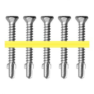 Quik Drive timber to steel screws - square drive countersunk head - wing drill point - collated - photo