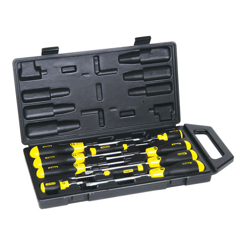 Stanley cushion grip screwdriver set - 10 piece - photo