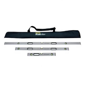 Stanley FatMax Pro box beam level set - 3 piece - with carry bag - photo