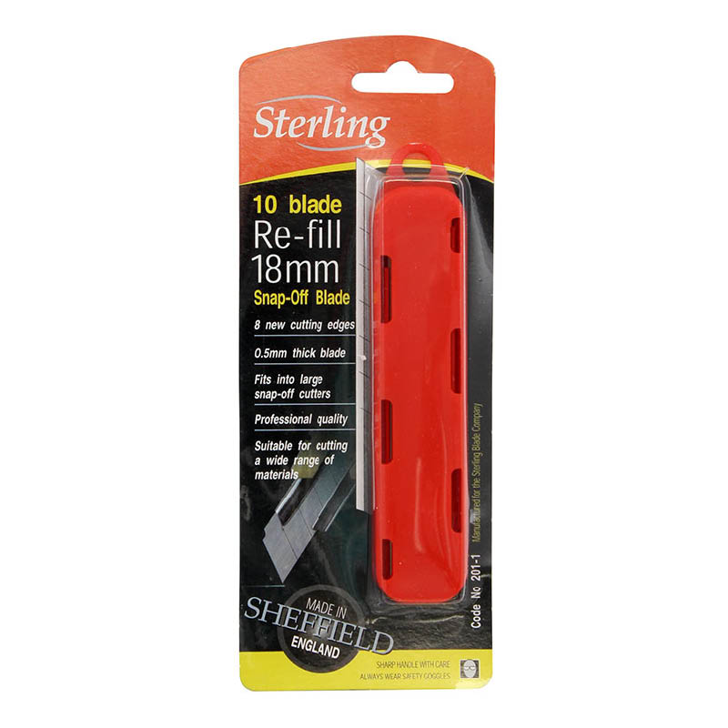 Sterling snap blades - for large snap-off cutters - pack - photo