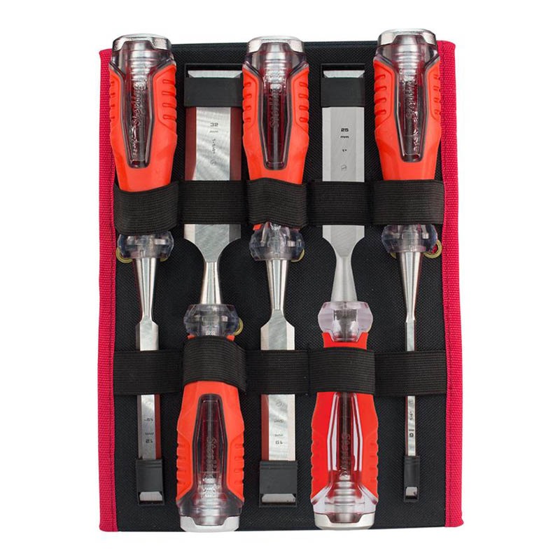 Sterling Ultimax wood chisel set - 5 piece - with case - photo