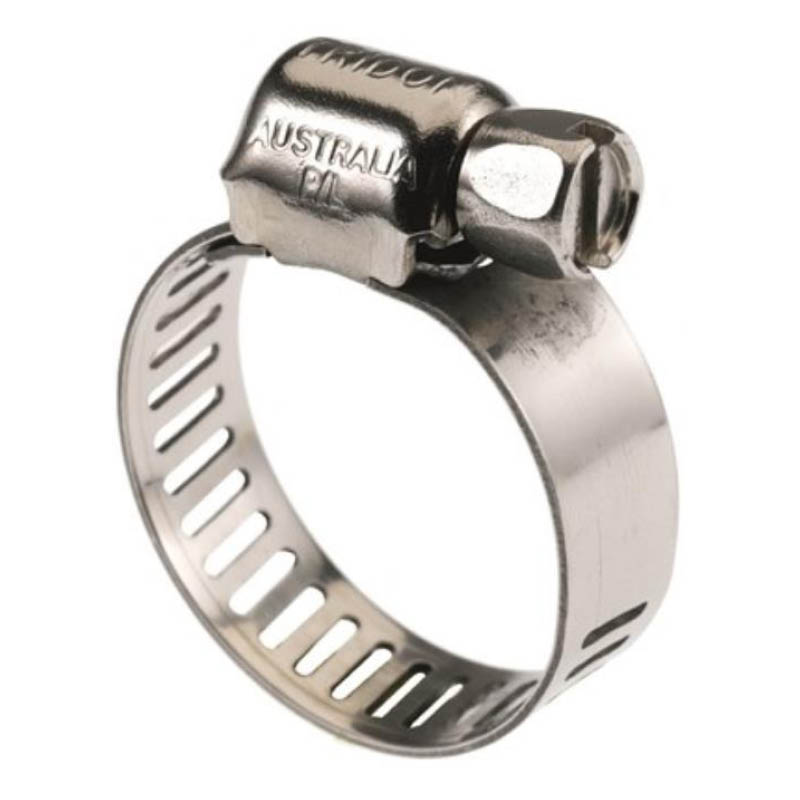 Tridon hose clamps - perforated band - micro clamp - photo