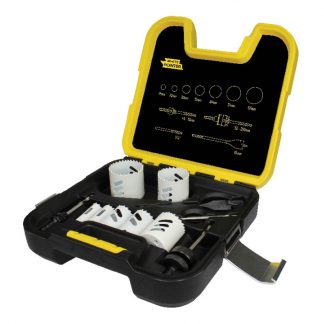Alpha White Pointer plumber's holesaw kit - 11 piece photo