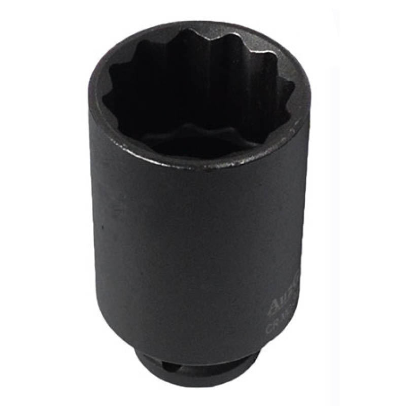 AuzGrip deep impact sockets - 1/2" square drive - 12-point photo