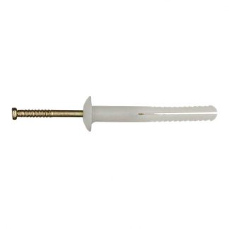 Powers nail-in anchors - mushroom head - nylon w metal pin photo