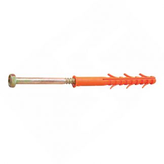 Ramset RamPlug nylon frame anchor plugs - w hex screws & bit photo