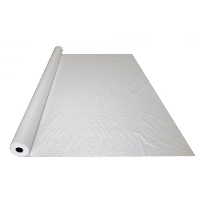 Polytarp woven floor protection - white polyweave