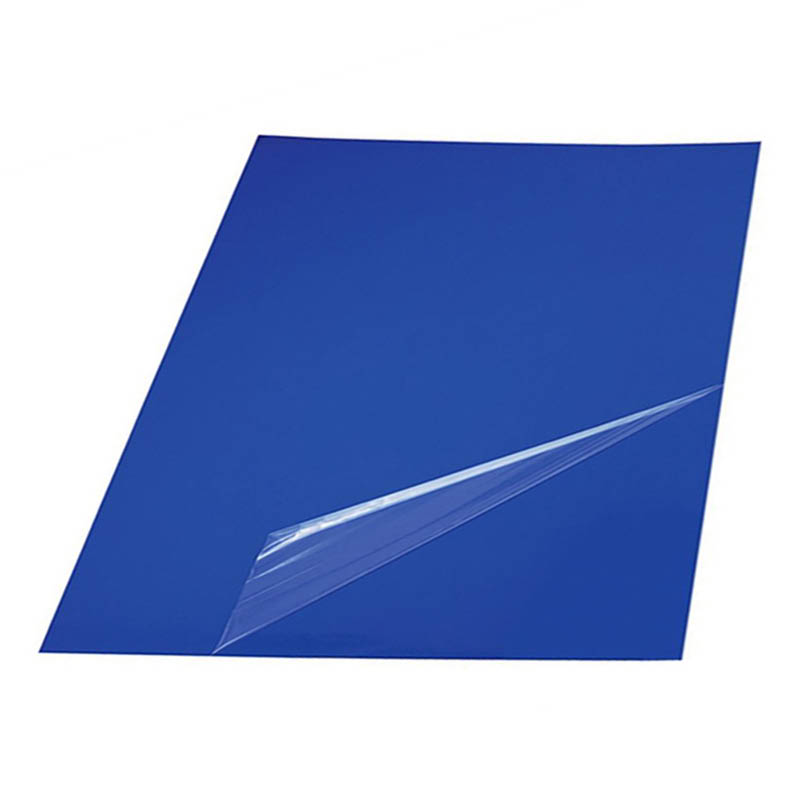 Sticky mat floor protection - blue tacky mat