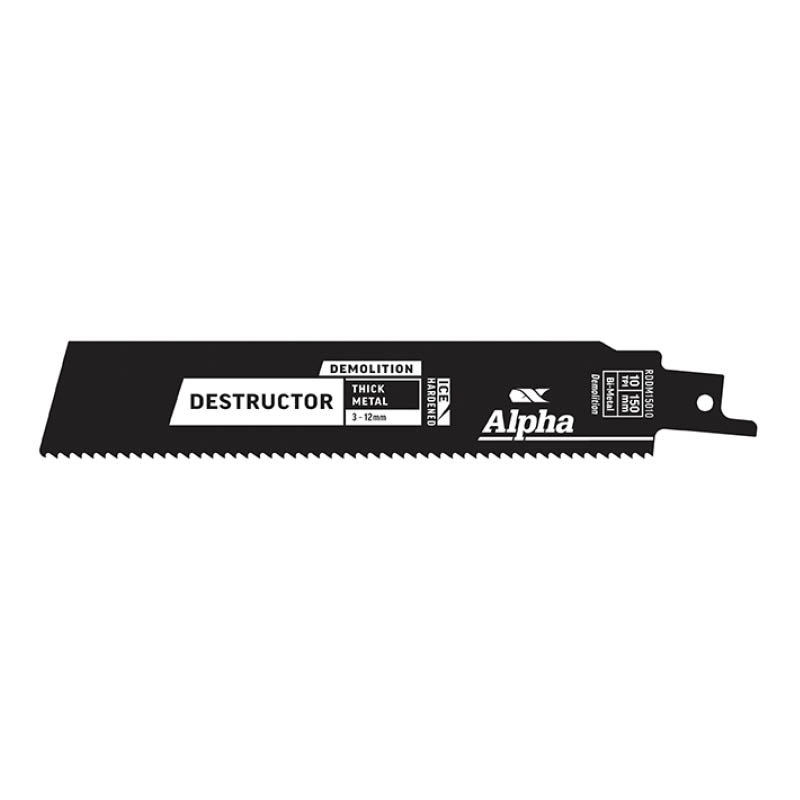 Alpha Destructor Demolition reciprocating saw blades - for metal - 25 PACK photo