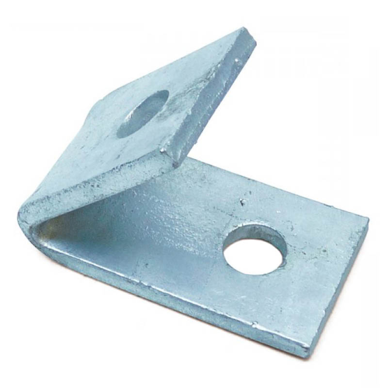 Angle brackets - 45 degree fittings - 2 holes - acute photo