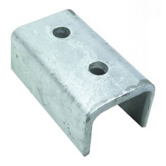 Angle brackets - U shape fittings - 2 holes - for 41 x 41mm photo