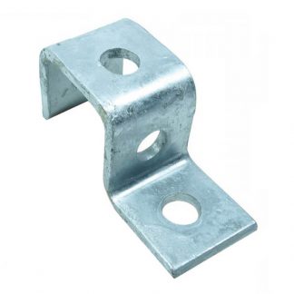 Angle brackets - U shape fittings - 3 holes photo