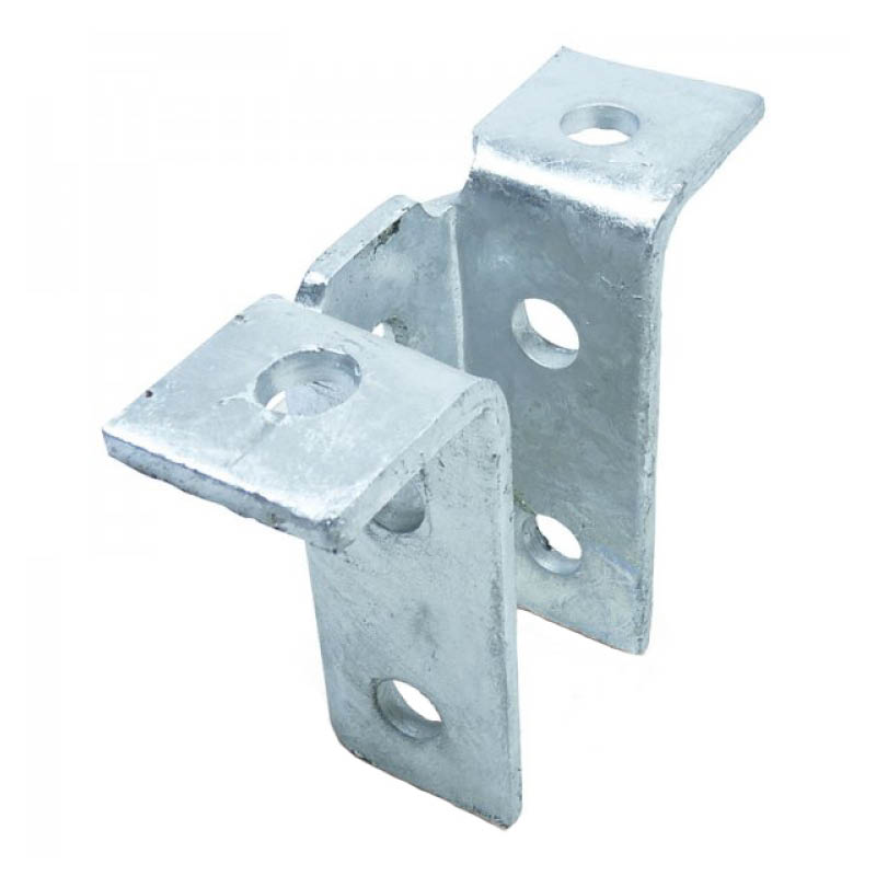 Angle brackets - wing shape fittings - 8 holes photo