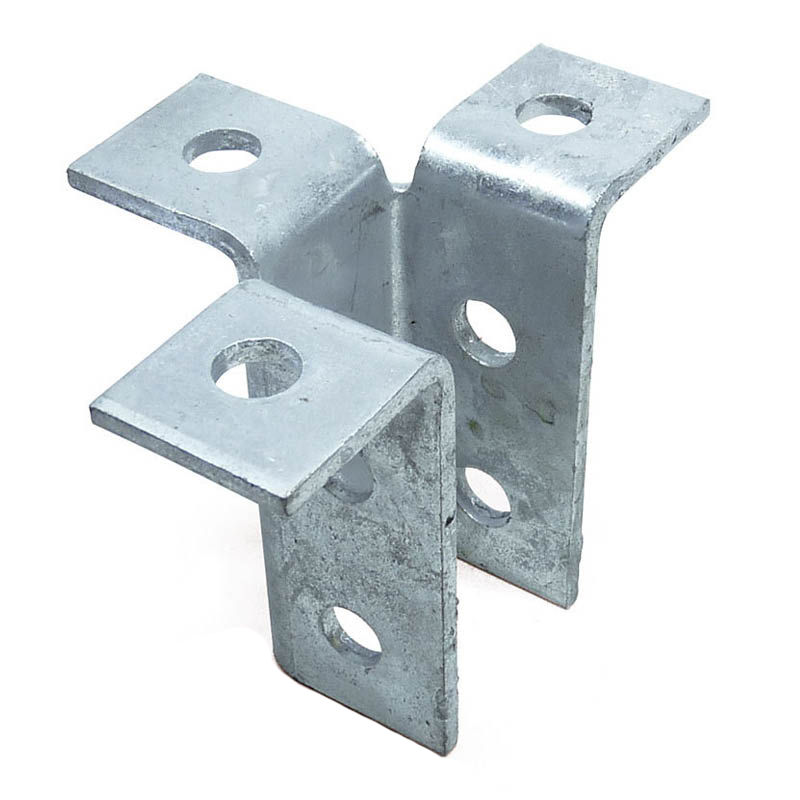 Angle brackets - wing shape fittings - 9 holes photo