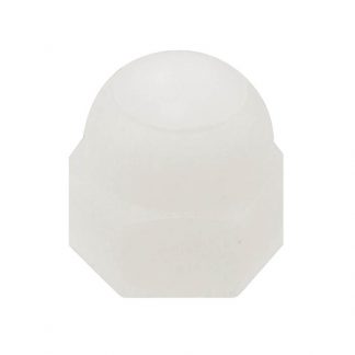 Hex nuts - with domed acorn - nylon photo