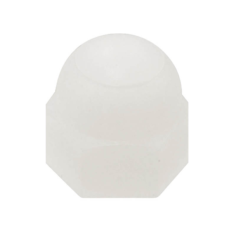 Hex nuts - with domed acorn - nylon photo